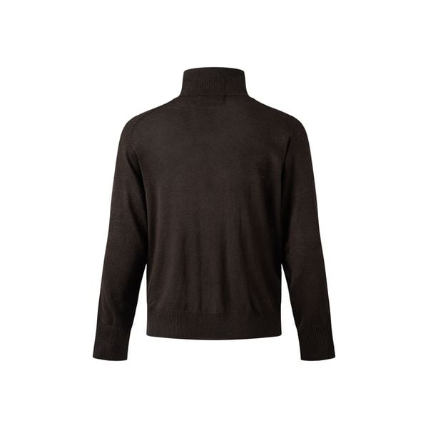  MAVERIK®  LONG SLEEVE HALF ZIP KNIT SHIRT ( MOCHA ) 