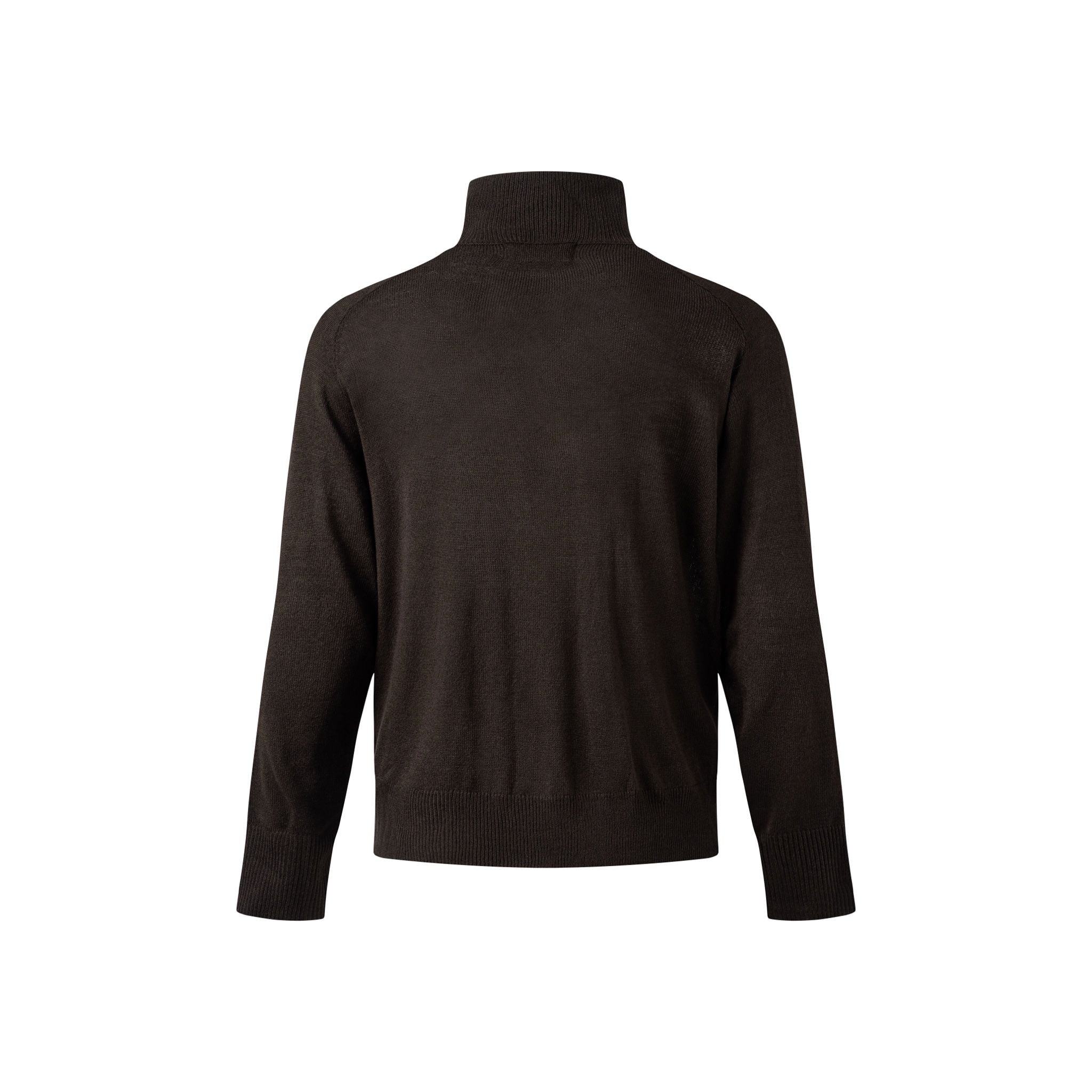  MAVERIK®  LONG SLEEVE HALF ZIP KNIT SHIRT ( MOCHA ) 