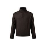  MAVERIK®  LONG SLEEVE HALF ZIP KNIT SHIRT ( MOCHA ) 