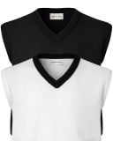 MAVERIK® V-NECK KNIT VEST ( WHITE ) 