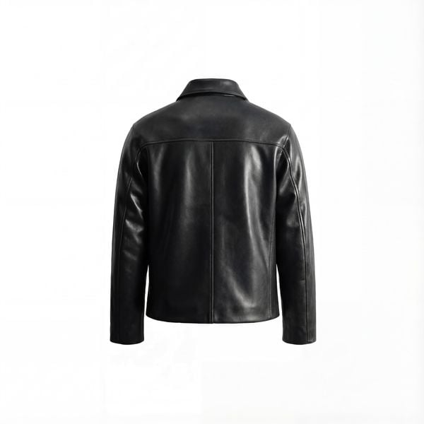  MAVERIK® SECOND SKIN LEATHER ZIP JACKET ( OBSIDIAN BLACK ) 