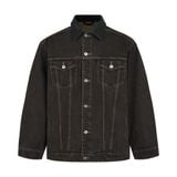  ALMV OVERSIZED DENIM JACKET ( UMBER / STONE WASHED ) 
