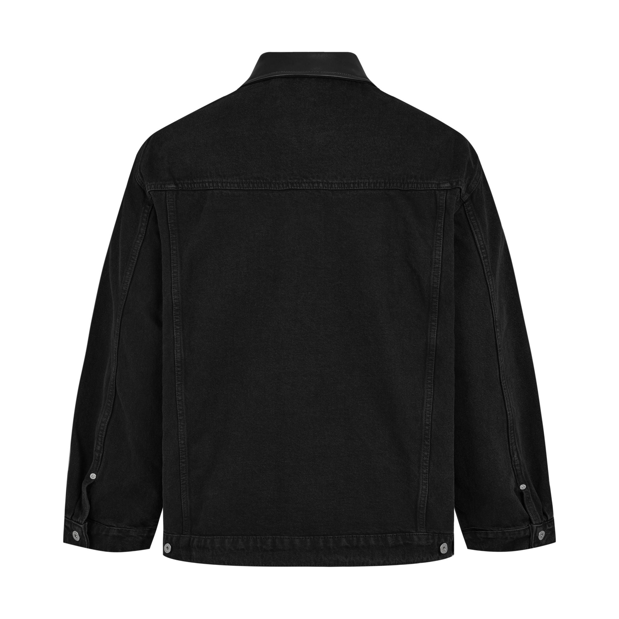  ALMV OVERSIZED DENIM JACKET ( DARK NAVY / BLACK NAVY ) 