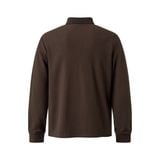  MAVERIK® CLUB PIQUÉ LONGSLEEVE POLO SHIRT ( MOCHA ) 
