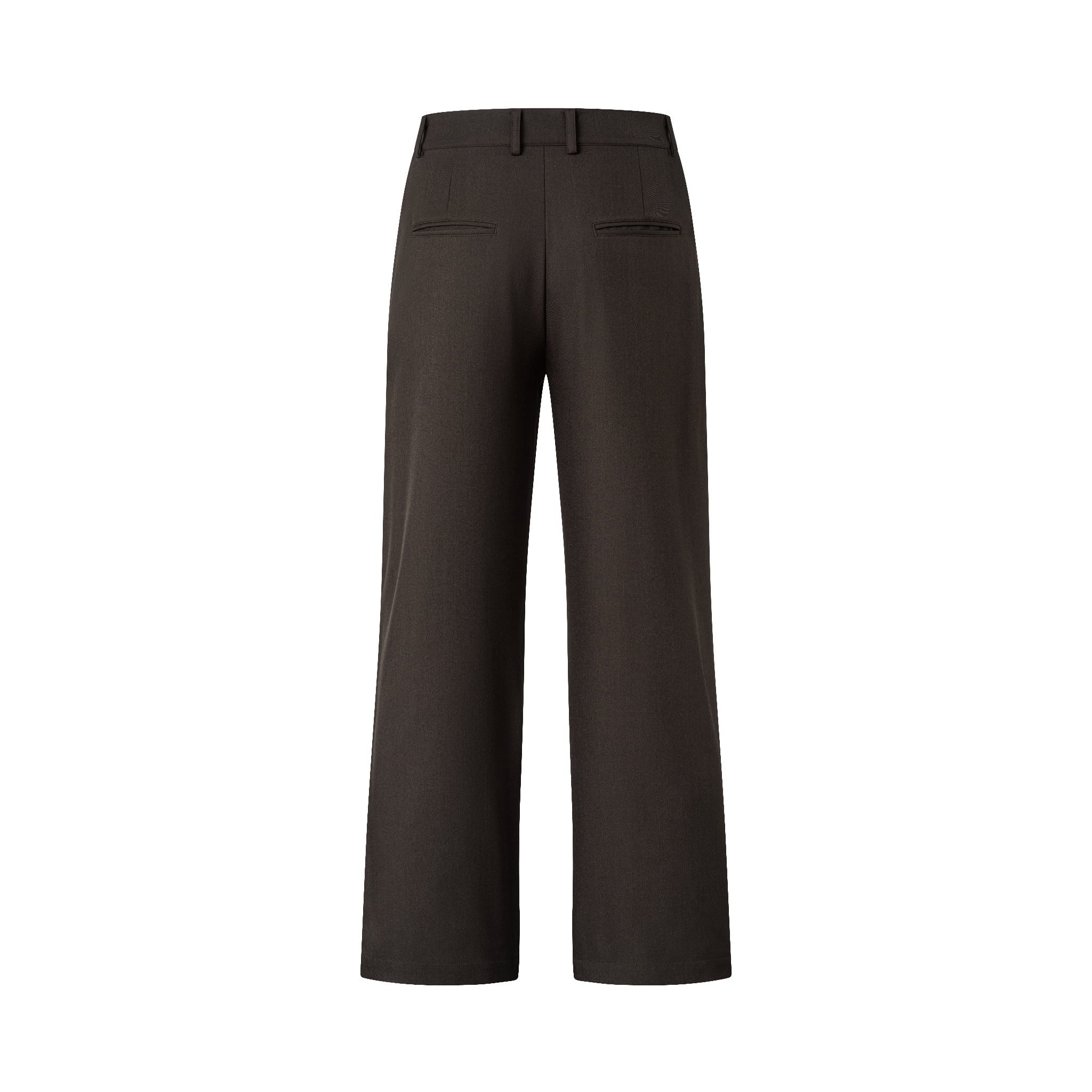  MAVERIK® PLEATED FLARED TROUSERS ( MOCHA ) 