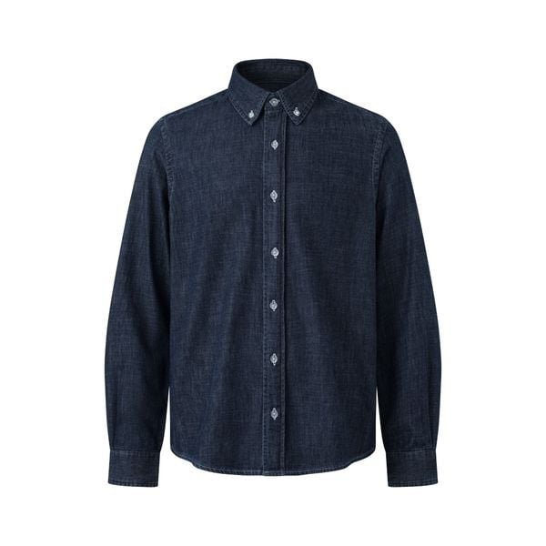  MAVERIK® ESSENTIAL DENIM SHIRT ( DARK INDIGO ) 