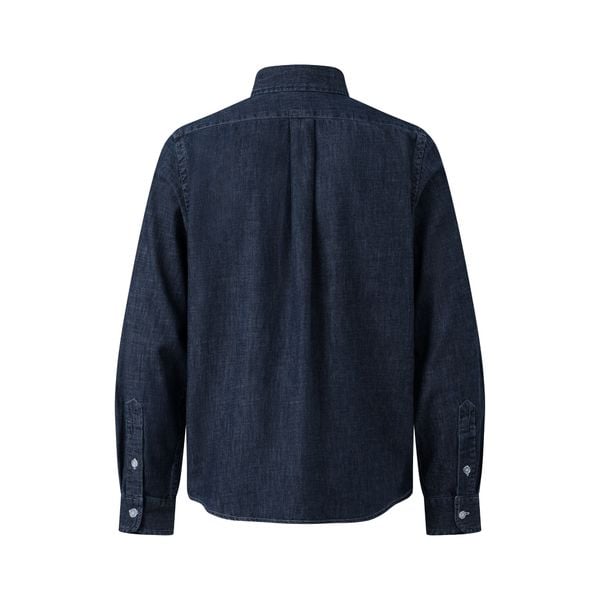  MAVERIK® ESSENTIAL DENIM SHIRT ( DARK INDIGO ) 