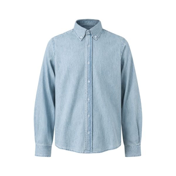  MAVERIK® ESSENTIAL DENIM SHIRT ( FADED BLUE ) 