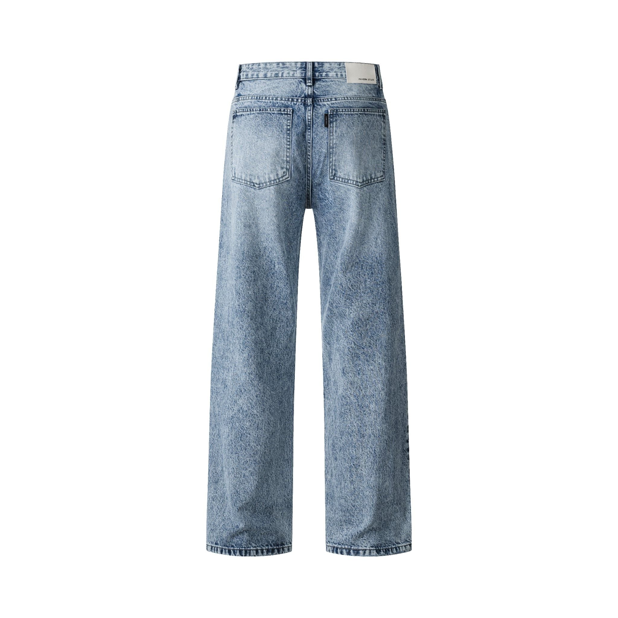  MAVERIK®  BLUE STONEWASH DENIM PANTS ( BLUE ) 