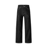  MAVERIK® LOOSE FIT RAW DENIM PANTS ( BLACK ) 