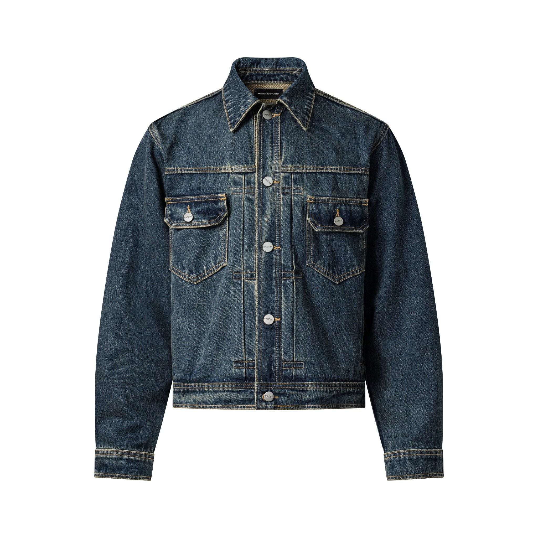  MAVERIK®  TRUCKER DENIM JACKET ( DIRTY BLUE WASHED ) 
