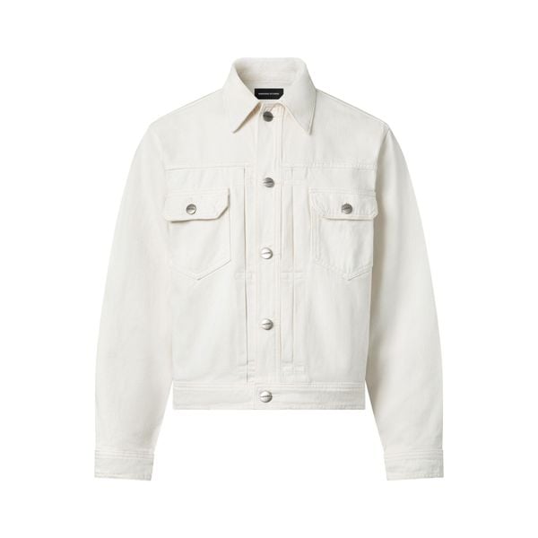  MAVERIK®  TRUCKER DENIM JACKET ( OFF WHITE ) 