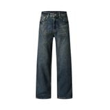  MAVERIK®  LOOSE FIT DENIM PANTS ( DIRTY BLUE WASHED ) 