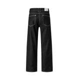  MAVERIK® LOOSE FIT RAW DENIM PANTS ( BLACK ) 
