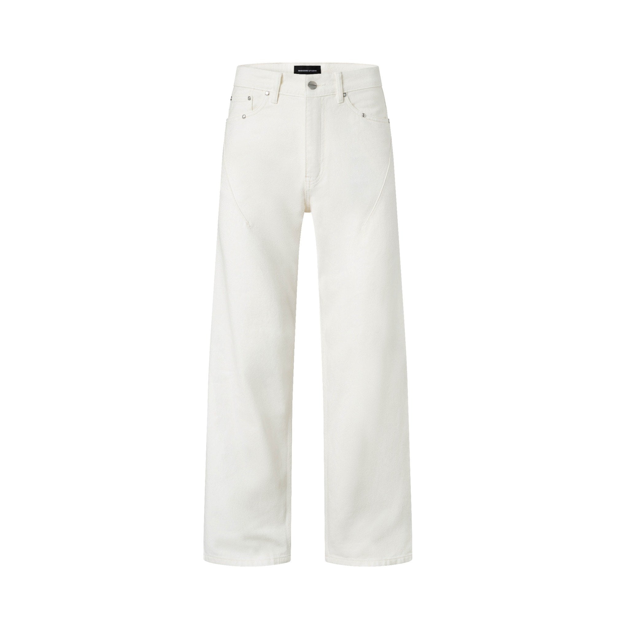 Maverik Studio MAVERIK® LOOSE FIT DENIM PANTS ( OFF WHITE )