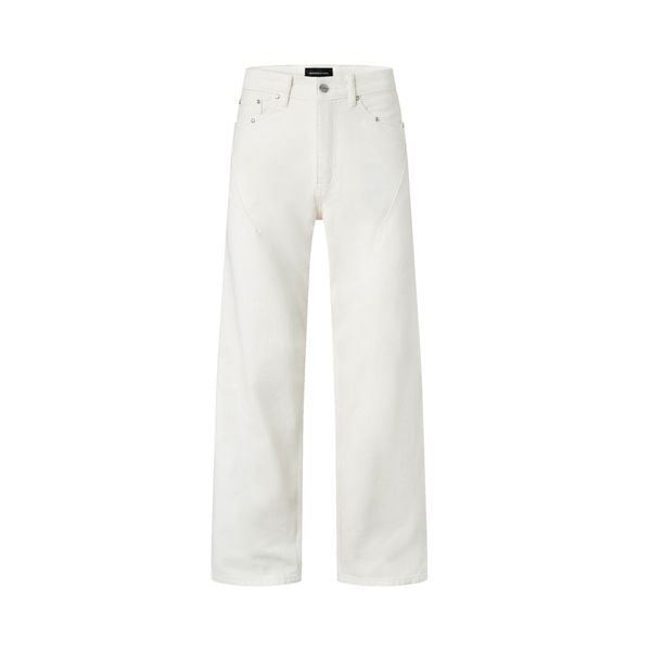  MAVERIK®  LOOSE FIT DENIM PANTS ( OFF WHITE ) 
