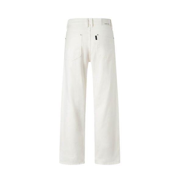  MAVERIK®  LOOSE FIT DENIM PANTS ( OFF WHITE ) 