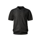  MAVERIK® RIBBED KNIT SHIRT ( BLACK ) 