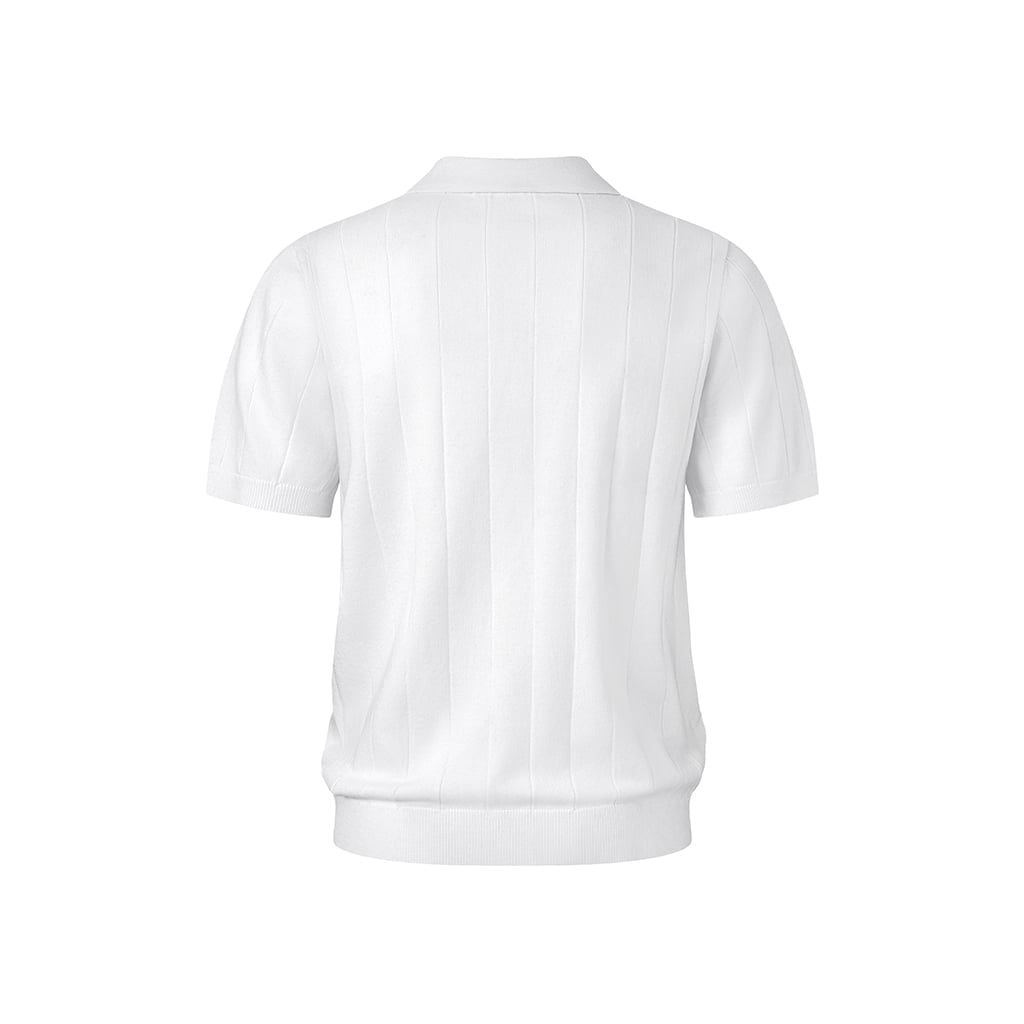  MAVERIK® RIBBED KNIT SHIRT ( WHITE ) 