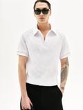  MAVERIK® RIB POLO SHIRT ( WHITE ) 