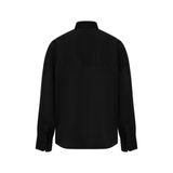  MAVERIK® OVERSIZED PLEATED SHIRT ( BLACK ) 
