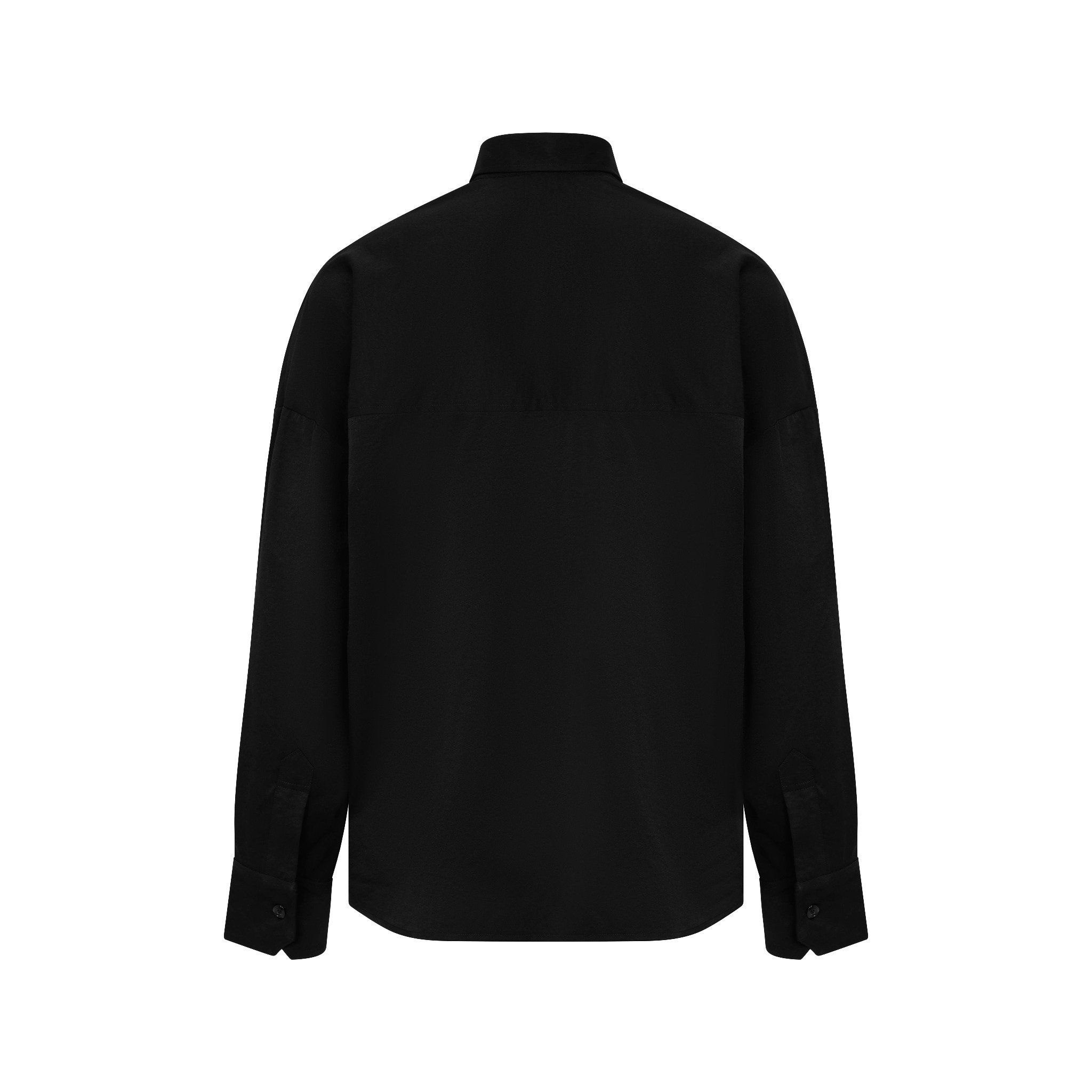  MAVERIK® OVERSIZED PLEATED SHIRT ( BLACK ) 