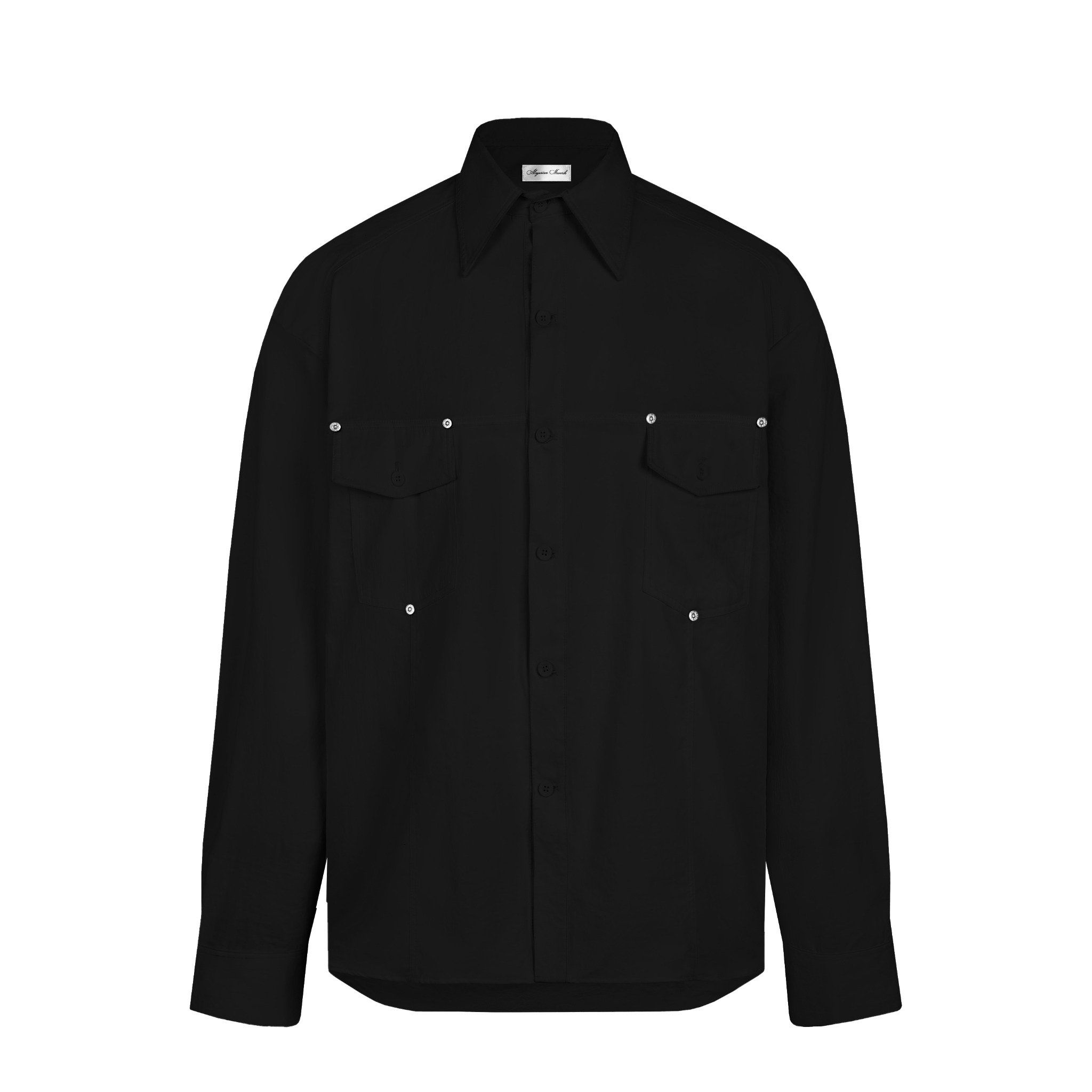  ALMV RIVET POCKET SHIRT ( BLACK ) 