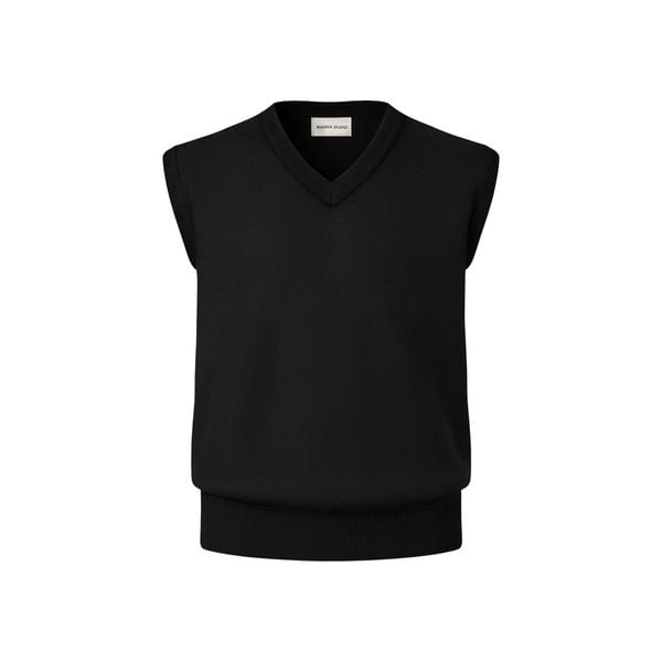  MAVERIK® V-NECK KNIT VEST ( BLACK ) 