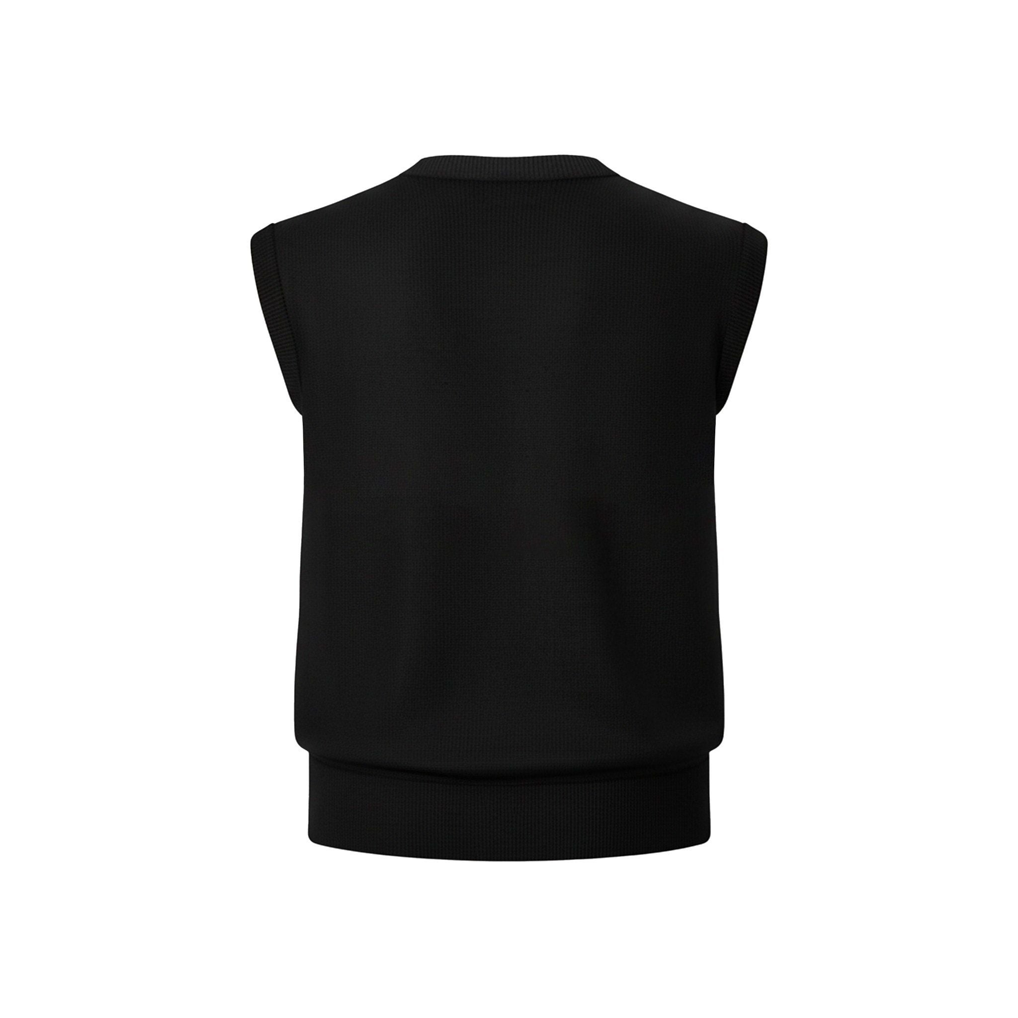  MAVERIK® V-NECK KNIT VEST ( BLACK ) 