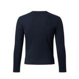  MAVERIK® BUTTON RIB SLIM FIT LONGSLEEVE T-SHIRT ( NAVY ) 