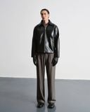  MAVERIK® SECOND SKIN LEATHER ZIP JACKET ( OBSIDIAN BLACK ) 