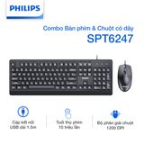  Combo có dây Philips SPT6247 