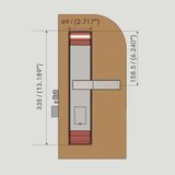  Khóa khách sạn Visual II RFID 