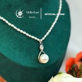  Mặt dây ngọc trai lớn hợp kim bền màu - Stella Pearl C63201 