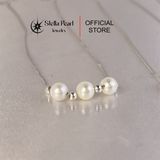  Dây Chuyền Phối Ngọc Trai 6mm & Bi Bạc – Thanh Lịch, Tối Giản & Dễ Đeo - Stella Pearl N55012 