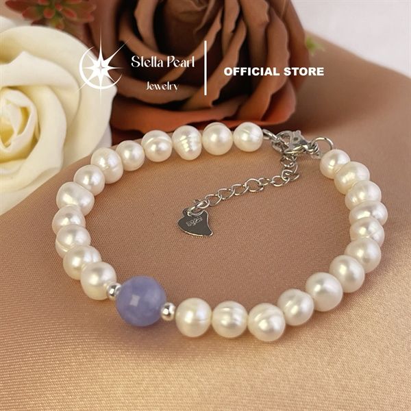  Vòng Tay Ngọc Trai Phối Đá Hải Lam Ngọc – Thanh Lịch, An Yên & Dễ Phối 