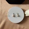 Bông tai móc bạc S925 đính ngọc trai nước ngọt 8 ly Stella Pearl E52103