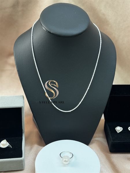  Dây bạc ánh kim 45cm (Chỉ có dây không charm) 