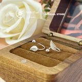  Bông tai bạc hình lá dáng ôm vành tai xinh xắn - Stella Pearl E58305 