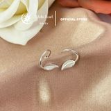  Bông tai bạc hình lá dáng ôm vành tai xinh xắn - Stella Pearl E58305 