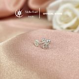  Bông tai bạc cỏ 4 lá nhí 4mm xinh xắn - Stella Pearl E58307 