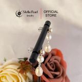  Bông Tai Ngọc Trai 3 Tầng Bạc S925 – Tinh Tế, Sang Trọng & Tôn Dáng Khuôn Mặt - E55011 