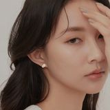  Bông tai ngọc trai san hô cánh bướm xinh xắn - Stella Pearl E58306 