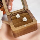  Bông tai ngọc trai bạc S925 – Thiết kế hoa thanh lịch, ngọc trai 6.5mm - Stella Pearl E59201 