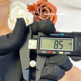  Ngọc trai hạt tròn xuyên tâm làm mặt dây – Tròn đều, độ bóng 3A, 8-9mm Stella Pearl C58107 