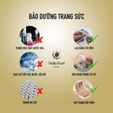  Vòng cổ ngọc trai lông công dáng xoài 5-6mm dài 41cm – Trang sức ngọc trai thanh lịch Stella Pearl N59302 