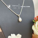  Mặt dây chuyền ngọc trai khoen bạc S925 xi kim - Stella Pearl C58101 