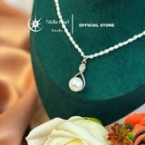  Mặt dây ngọc trai lớn hợp kim bền màu - Stella Pearl C63201 