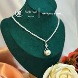  Mặt dây ngọc trai lớn hợp kim bền màu - Stella Pearl C63201 