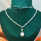  Mặt dây ngọc trai lớn hợp kim bền màu - Stella Pearl C63201 